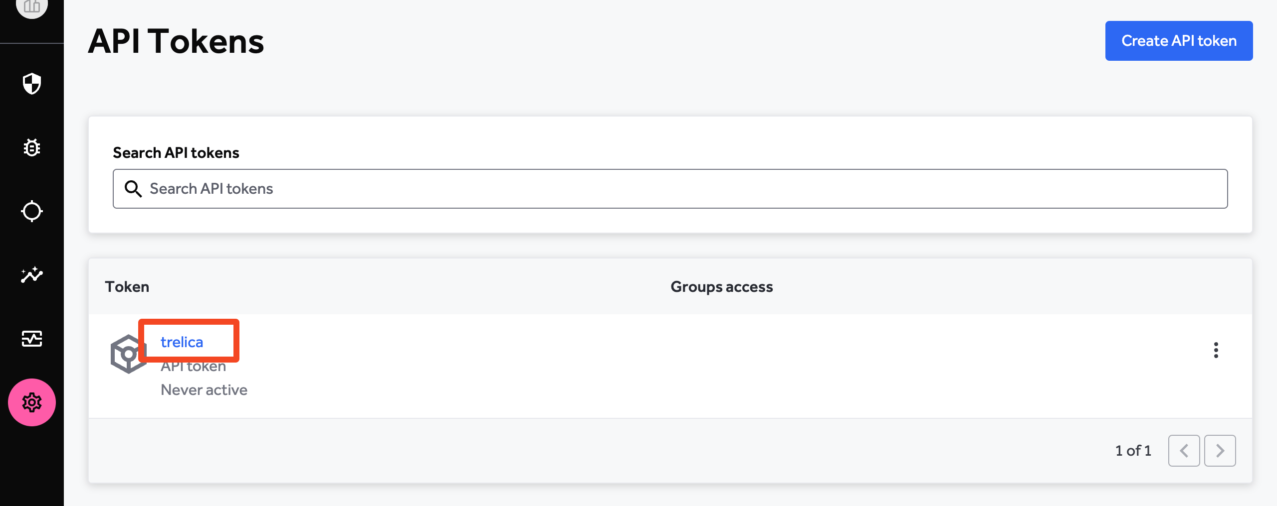 HackerOne API token configuration
