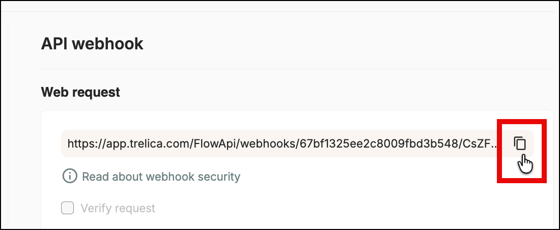 SaaS Manager workflow with the live webhook URL