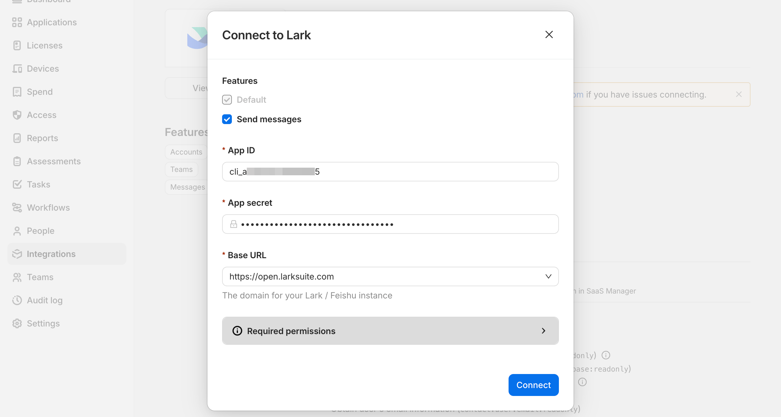 Lark application approval status