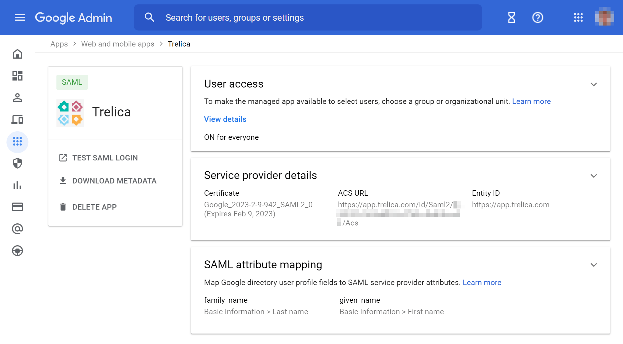 SaaS Manager dashboard showing the count of unidentified apps