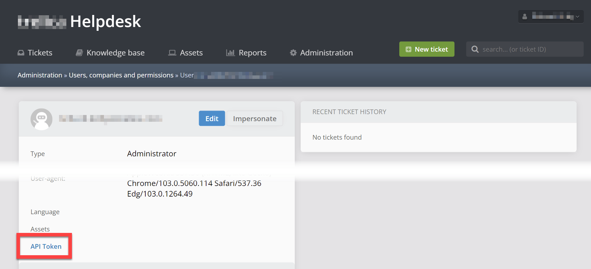 Jitbit API key configuration